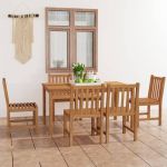 Set mobilier grădină, 7 piese, lemn masiv de tec GartenMobel Dekor