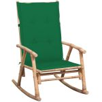 Scaun balansoar cu pernă, bambus GartenMobel Dekor