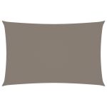 Pânză parasolar gri taupe 2,5x5m țesătură oxford dreptunghiular GartenMobel Dekor