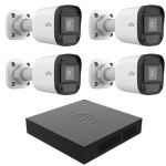 Kit supraveghere Uniview 4 camere 2MP IR 20m XVR 4 canale 2MP + 2 canale IP 6MP SafetyGuard Surveillance