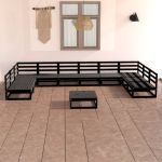 Set mobilier de grădină, 11 piese, lemn masiv de pin GartenMobel Dekor
