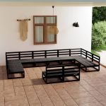 Set mobilier de grădină, 12 piese, lemn masiv de pin GartenMobel Dekor