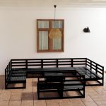 Set mobilier de grădină, 12 piese, lemn masiv de pin GartenMobel Dekor