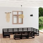 Set mobilier de grădină, 13 piese, lemn masiv de pin GartenMobel Dekor