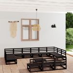 Set mobilier de grădină, 14 piese, lemn masiv de pin GartenMobel Dekor