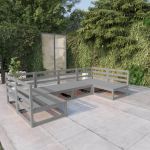 Set mobilier de grădină, 6 piese, lemn masiv de pin GartenMobel Dekor