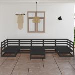 Set mobilier de grădină, 8 piese, lemn masiv de pin GartenMobel Dekor