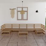 Set mobilier de grădină, 8 piese, lemn masiv de pin GartenMobel Dekor