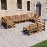 Set mobilier de grădină, 9 piese, lemn masiv de pin GartenMobel Dekor
