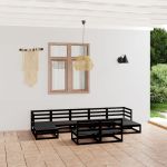 Set mobilier de grădină, 9 piese, lemn masiv de pin GartenMobel Dekor