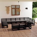 Set mobilier de grădină, 13 piese, lemn masiv de pin GartenMobel Dekor