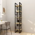 Bibliotecă cu 5 rafturi, 40x30x175 cm, lemn masiv de pin GartenMobel Dekor