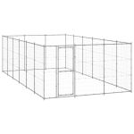 Padoc pentru câini de exterior, 21,78 m², oțel galvanizat GartenMobel Dekor
