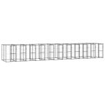 Padoc pentru câini de exterior, 26,62 m², oțel GartenMobel Dekor