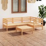 Set mobilier de grădină, 5 piese, lemn masiv de pin GartenMobel Dekor
