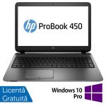 Laptop Refurbished HP ProBook 450 G3, Intel Core i3-6100U 2.30GHz, 8GB DDR3, 256GB SSD, DVD-RW, 15.6 Inch, Tastatura Numerica, Webcam + Windows 10 Pro NewTechnology Media