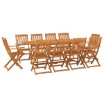 Set de masă pentru grădină, 11 piese, lemn masiv de acacia GartenMobel Dekor