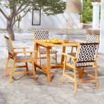 Set mobilier de grădină, 5 piese, lemn masiv de acacia GartenMobel Dekor