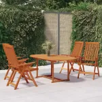 Set mobilier de grădină, 5 piese, lemn masiv de eucalipt GartenMobel Dekor