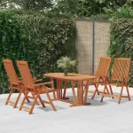 Set mobilier de grădină, 5 piese, lemn masiv de eucalipt GartenMobel Dekor