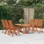 Set mobilier de grădină, 7 piese, lemn masiv de eucalipt GartenMobel Dekor