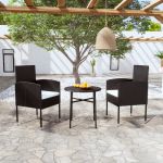 Set mobilier de grădină, 3 piese, poliratan GartenMobel Dekor