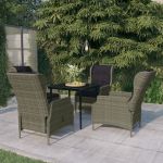 Set mobilier de grădină, 5 piese, maro GartenMobel Dekor