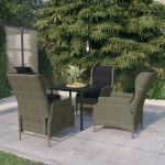 Set mobilier pentru grădină, 5 piese, maro GartenMobel Dekor