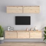 Comode TV, 5 buc., lemn masiv de pin GartenMobel Dekor