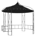 Pavilion, antracit, 300 x 290 cm, rotund GartenMobel Dekor