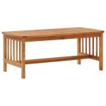 Masă de cafea, 102 x 50 x 43 cm, lemn masiv de acacia GartenMobel Dekor