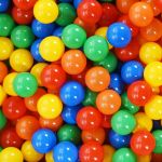Bile de joacă pentru piscină bebeluși, colorate, 500 buc. GartenMobel Dekor