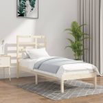 Cadru de pat single, 90x190 cm, lemn masiv GartenMobel Dekor
