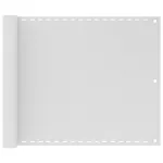 Paravan de balcon, alb, 75 x 500 cm, HDPE GartenMobel Dekor