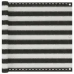 Paravan de balcon, antracit și alb, 90 x 300 cm, HDPE GartenMobel Dekor