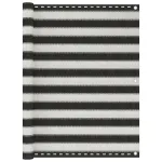 Paravan pentru balcon, antracit și alb, 120 x 600 cm, HDPE GartenMobel Dekor