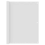 Paravan de balcon, alb, 120x400 cm, HDPE GartenMobel Dekor