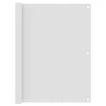 Paravan de balcon, alb, 120x500 cm, HDPE GartenMobel Dekor