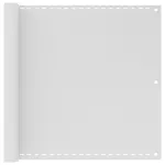 Paravan de balcon, alb, 90x500 cm, HDPE GartenMobel Dekor