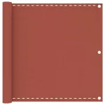 Paravan de balcon, cărămiziu, 90x500 cm, HDPE GartenMobel Dekor