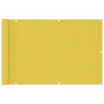 Paravan de balcon, galben, 90 x 400 cm, HDPE GartenMobel Dekor