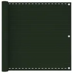 Paravan de balcon, verde închis, 90x300 cm, HDPE GartenMobel Dekor
