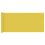 Paravan pentru balcon, galben, 75 x 400 cm, HDPE GartenMobel Dekor