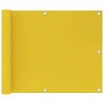 Paravan pentru balcon, galben, 75 x 600 cm, HDPE GartenMobel Dekor