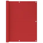 Paravan pentru balcon, roșu, 120 x 300 cm, HDPE GartenMobel Dekor