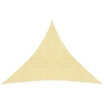 Pânză parasolar, bej, 3 x 3 x 3 m, HDPE, 160 g/m² GartenMobel Dekor