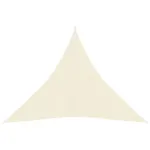 Pânză parasolar, crem, 4,5x4,5x4,5 m, HDPE, 160 g/m² GartenMobel Dekor