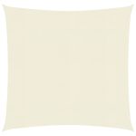 Pânză parasolar, crem, 5 x 5 m, HDPE, 160 g/m² GartenMobel Dekor