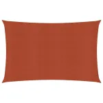 Pânză parasolar, cărămiziu, 2x4,5 m, HDPE, 160 g/m² GartenMobel Dekor