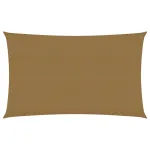 Pânză parasolar, gri taupe, 2x4,5 m, HDPE, 160 g/m² GartenMobel Dekor